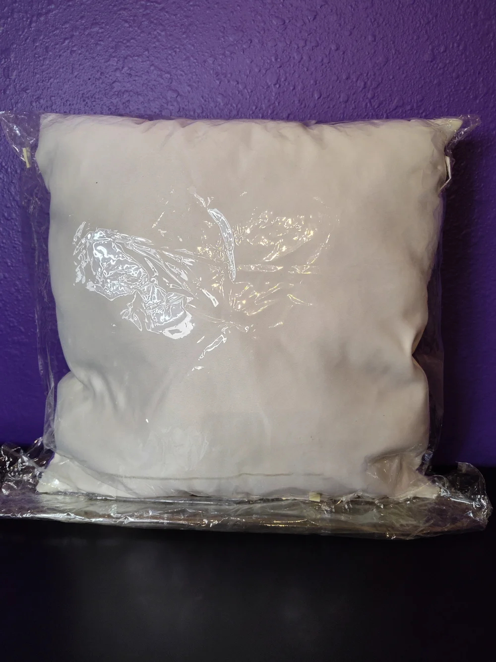 Floral Skull Decorative Pillow - Purple